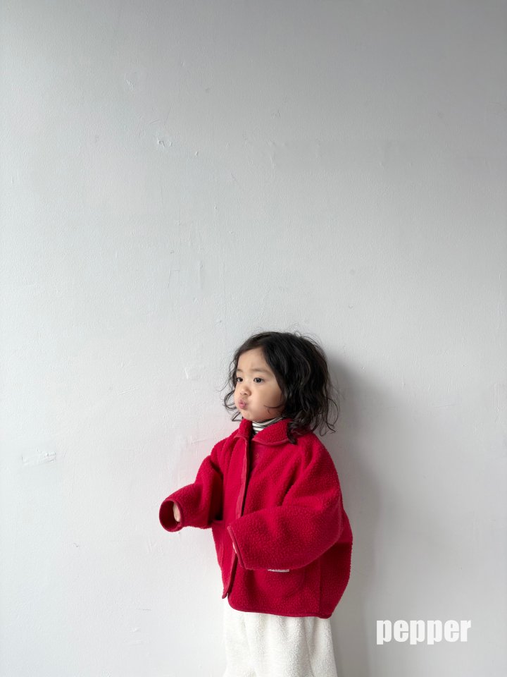 The Pepper - Korean Women Fashion - #momslook - Po Fleece Jacket (with Mom) - 7