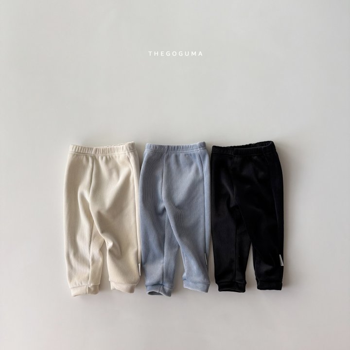 Thegoguma - Korean Children Fashion - #Kfashion4kids - Velly Bonded Jogger Pants