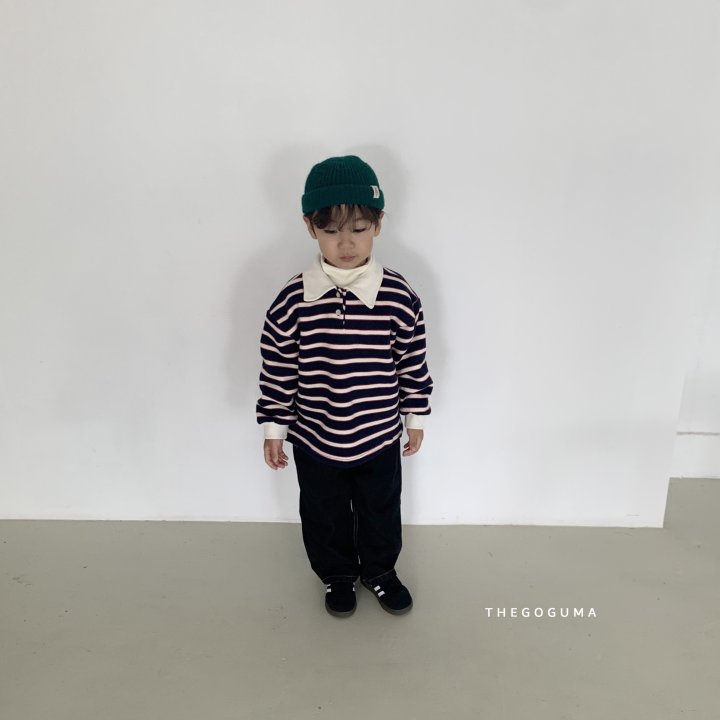 Thegoguma - Korean Children Fashion - #childofig - Great Brushed Collar Tee - 11
