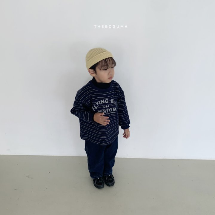 Thegoguma - Korean Children Fashion - #childofig - Flying Striped Tee - 5