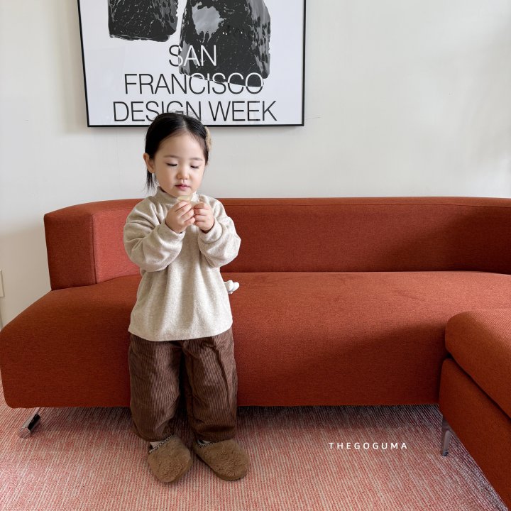 Thegoguma - Korean Children Fashion - #childofig - Cozy Turtleneck Tee - 4
