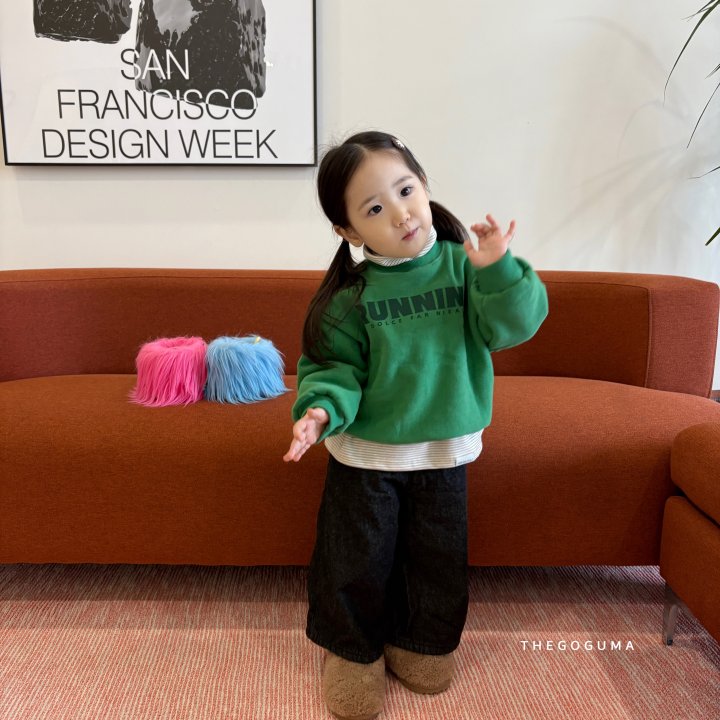 Thegoguma - Korean Children Fashion - #discoveringself - Running Sweatshirt - 5