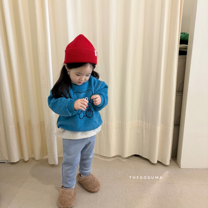 Thegoguma - Korean Children Fashion - #discoveringself - Pupu Embroidery Sweatshirt - 8