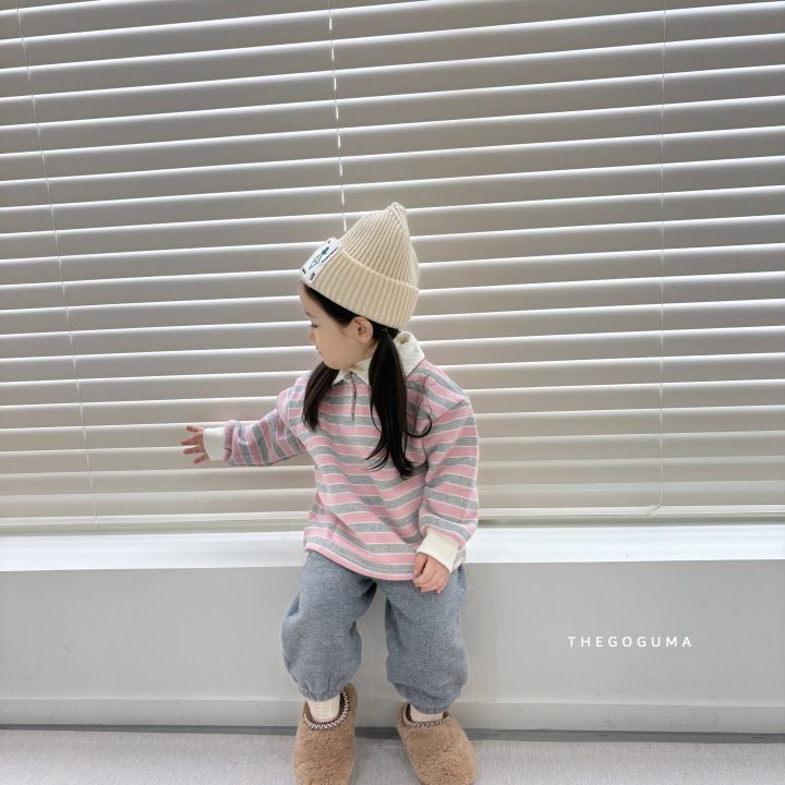 Thegoguma - Korean Children Fashion - #kidsshorts - Great Brushed Collar Tee - 4