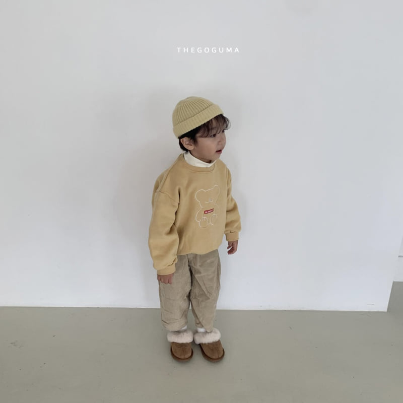 Thegoguma - Korean Children Fashion - #kidsstore - Pupu Embroidery Sweatshirt - 11
