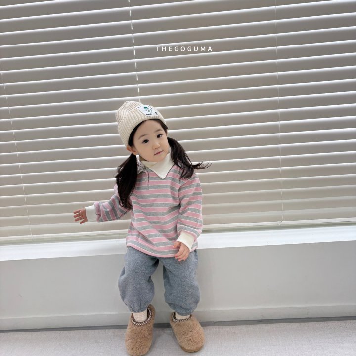 Thegoguma - Korean Children Fashion - #kidzfashiontrend - Great Brushed Collar Tee - 5