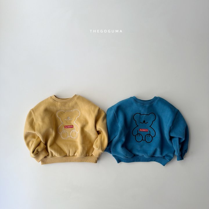 Thegoguma - Korean Children Fashion - #magicofchildhood - Pupu Embroidery Sweatshirt