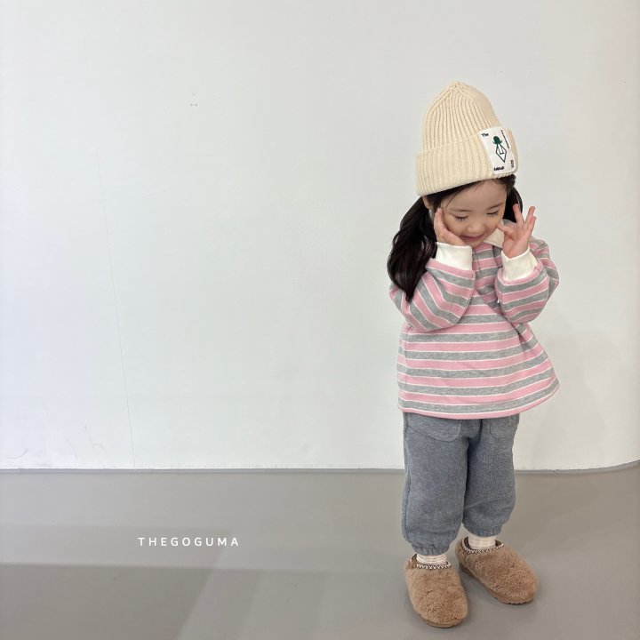 Thegoguma - Korean Children Fashion - #minifashionista - Great Brushed Collar Tee - 9