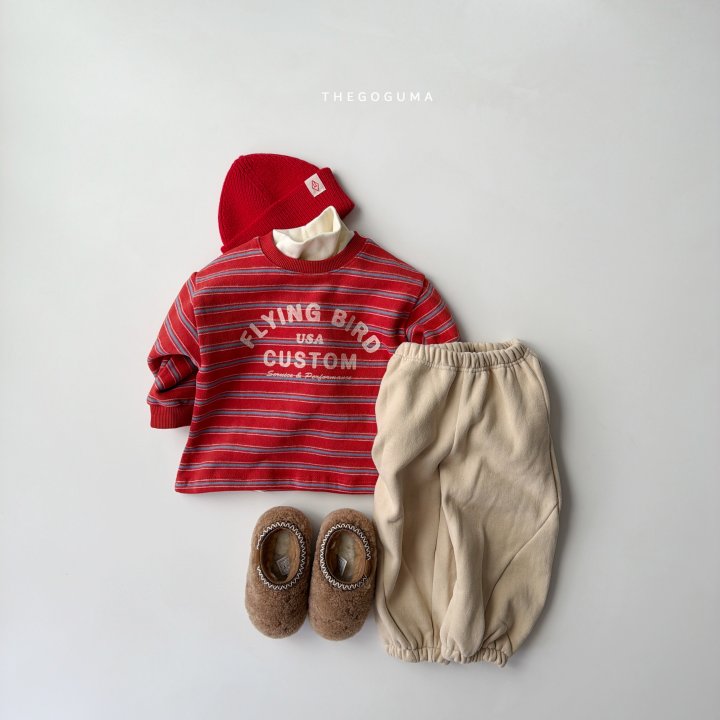 Thegoguma - Korean Children Fashion - #minifashionista - Flying Striped Tee - 3