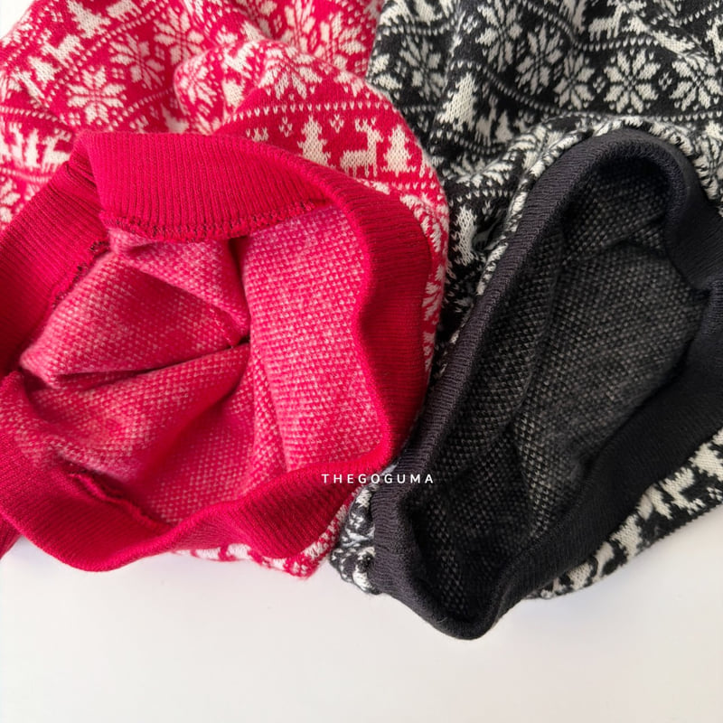 Thegoguma - Korean Children Fashion - #prettylittlegirls - Snowflake Knit Sweatshirt - 12