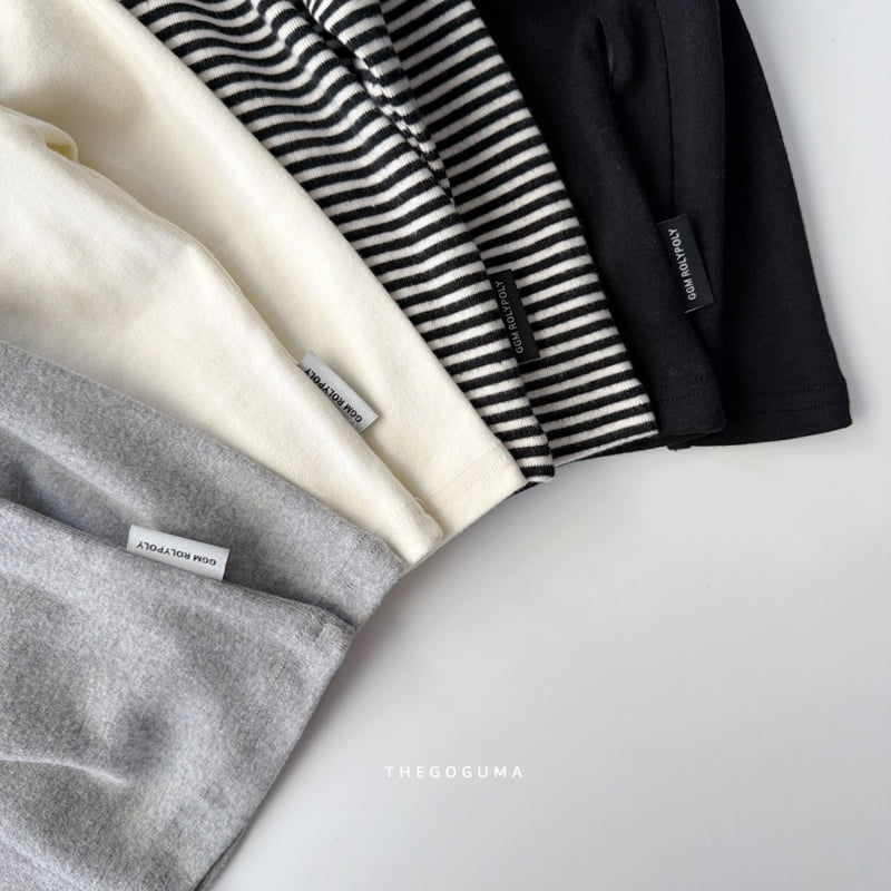 Thegoguma - Korean Children Fashion - #prettylittlegirls - Cozy Striped Turtleneck Tee - 11