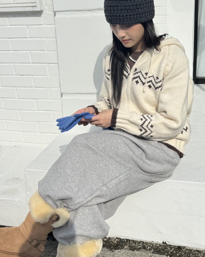 Theres - Korean Women Fashion - #momslook - Hooded Jacket