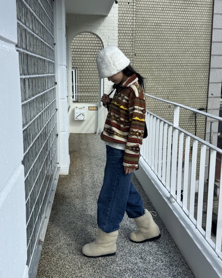 Theres - Korean Women Fashion - #momslook - Kubera Half Zip Tee - 6