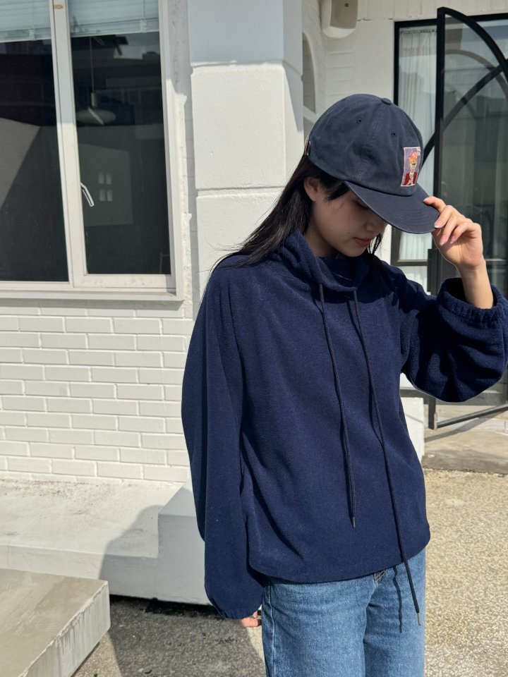 Theres - Korean Women Fashion - #momslook - Terry Turtleneck Tee