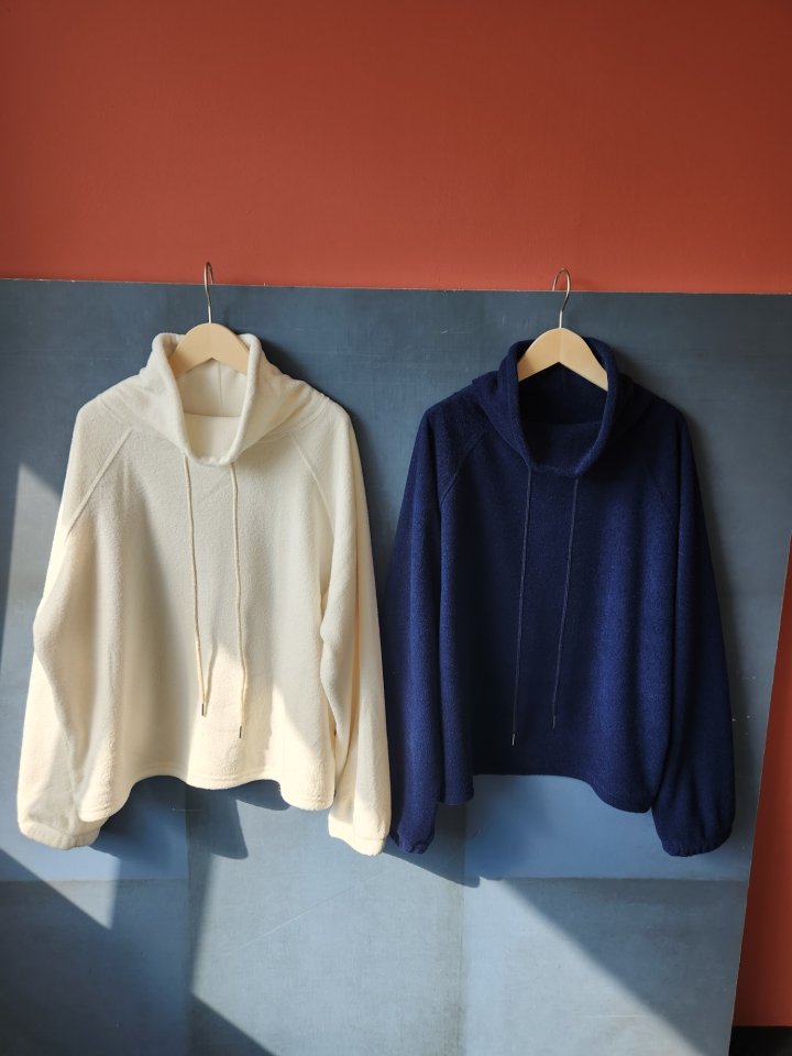 Theres - Korean Women Fashion - #momslook - Terry Turtleneck Tee - 10