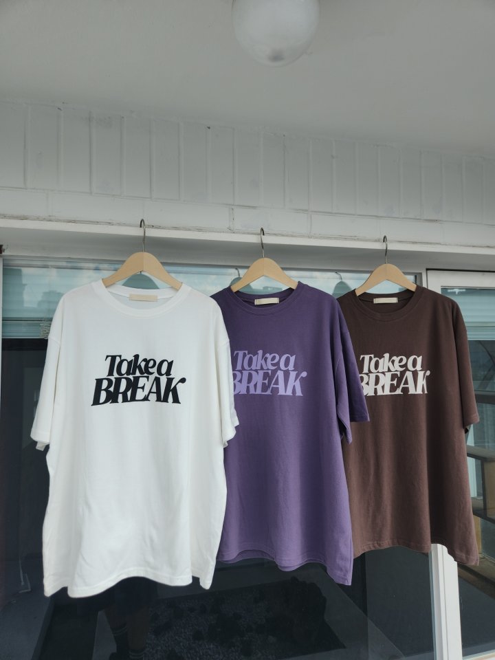 Theres - Korean Women Fashion - #momslook - Take Brushed Tee