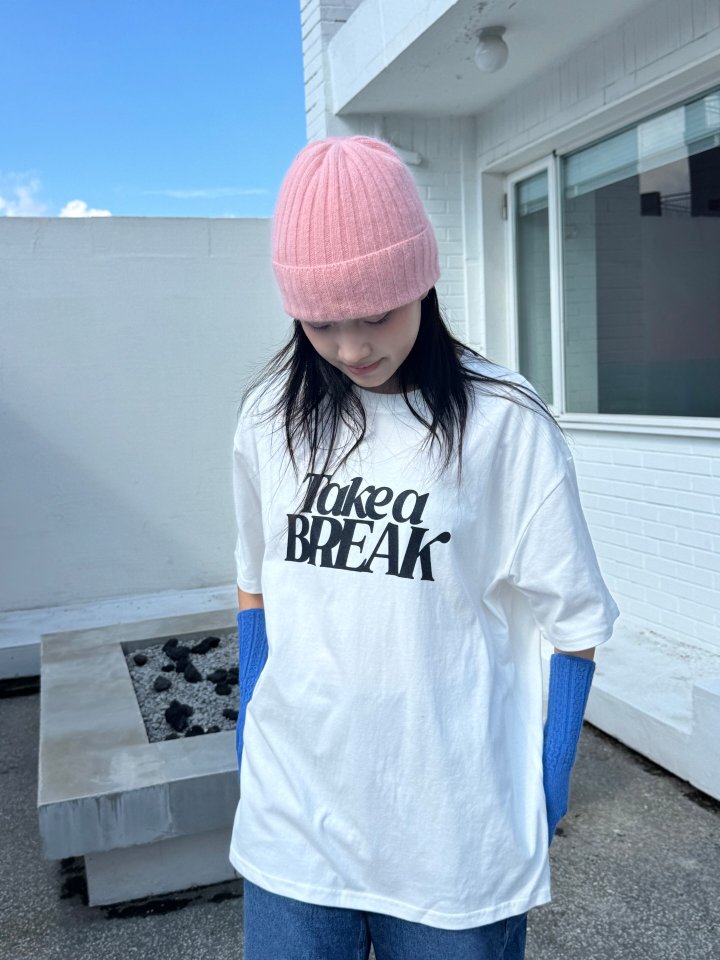 Theres - Korean Women Fashion - #restrostyle - Take Brushed Tee - 12