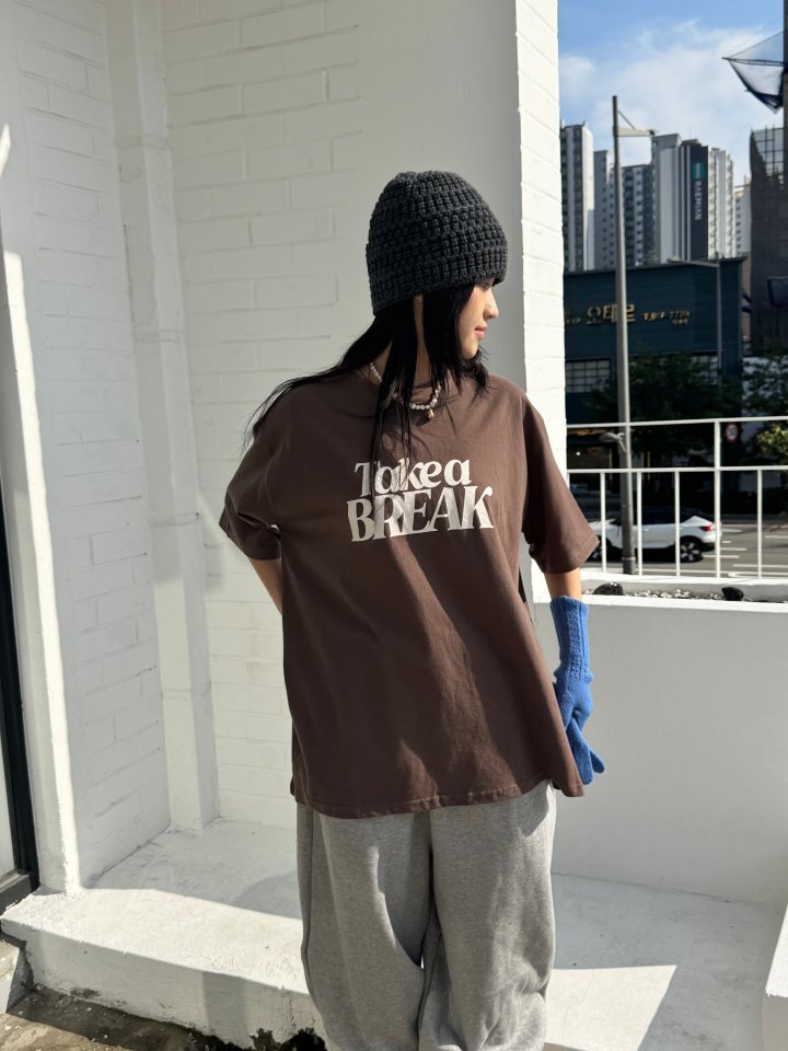 Theres - Korean Women Fashion - #vintageinspired - Take Brushed Tee - 9