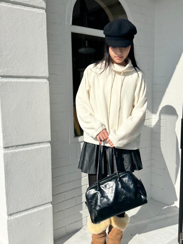Theres - Korean Women Fashion - #womensfashion - Terry Turtleneck Tee - 8