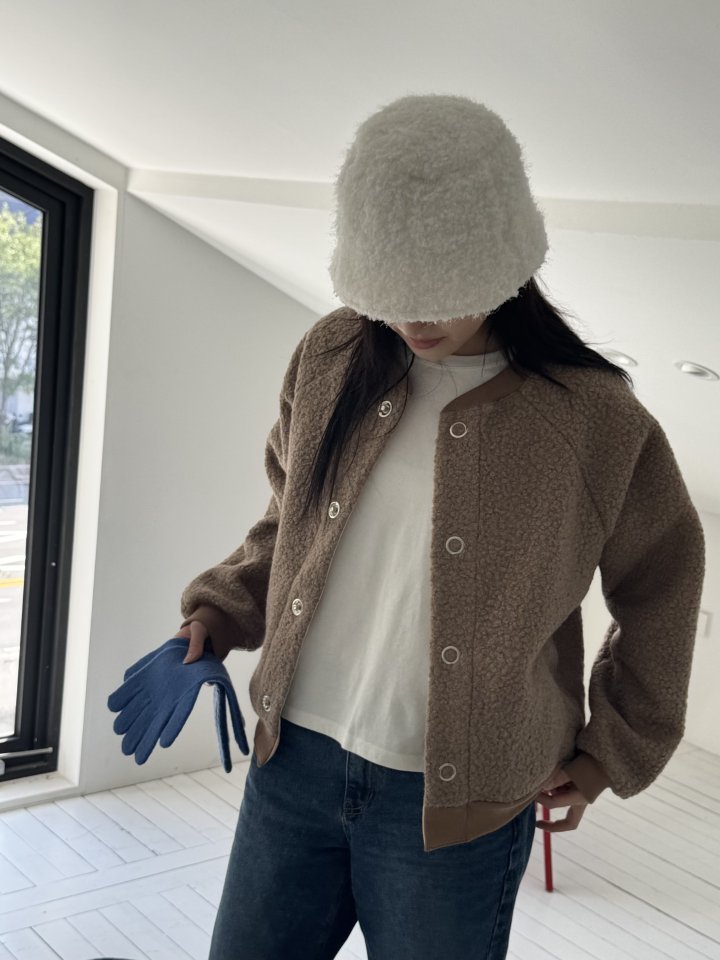 Theres - Korean Women Fashion - #womensfashion - Poodle Cardigan - 5