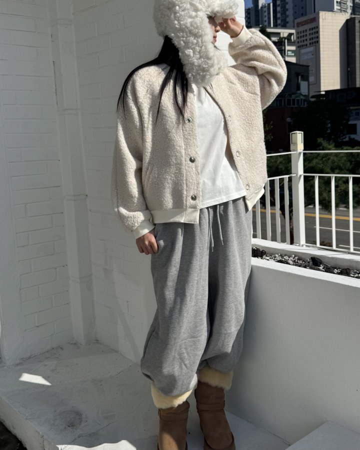 Theres - Korean Women Fashion - #womensfashion - Poodle Cardigan - 9