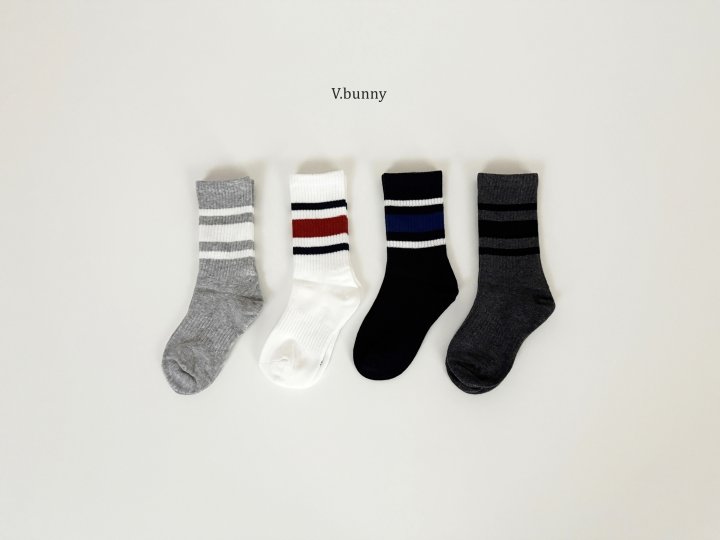 V Bunny - Korean Children Fashion - #Kfashion4kids - James Socks Set