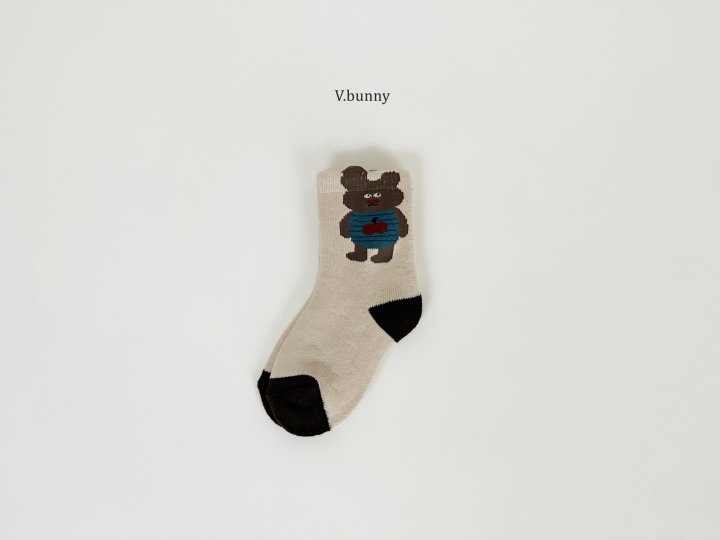 V Bunny - Korean Children Fashion - #Kfashion4kids - Shooting Star Socks Set - 10