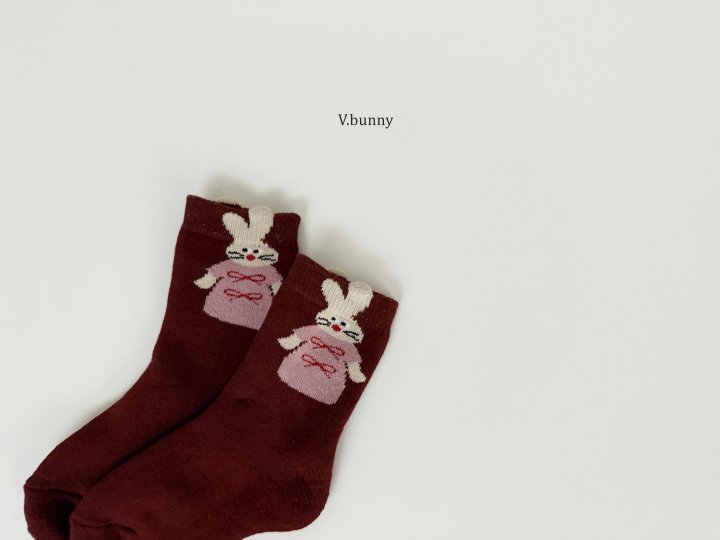 V Bunny - Korean Children Fashion - #Kfashion4kids - One-piece Socks Set - 7