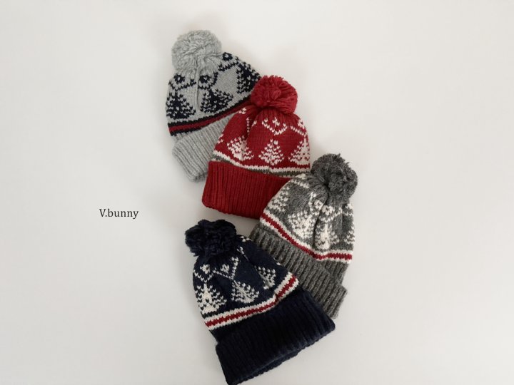 V Bunny - Korean Children Fashion - #Kfashion4kids - Tree Beanie