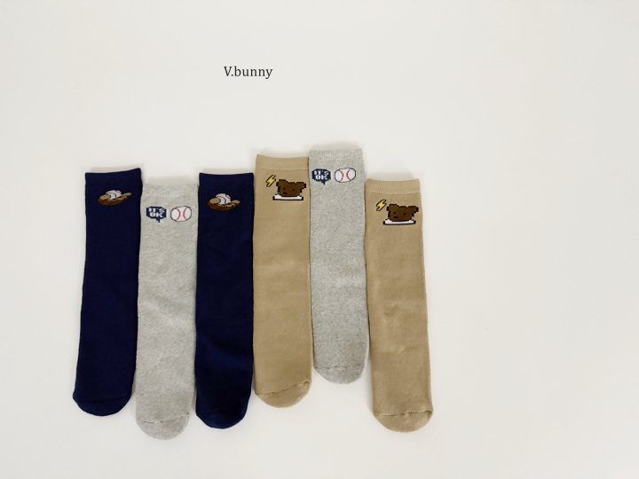 V Bunny - Korean Children Fashion - #Kfashion4kids - Glove Ball Socks Set - 8