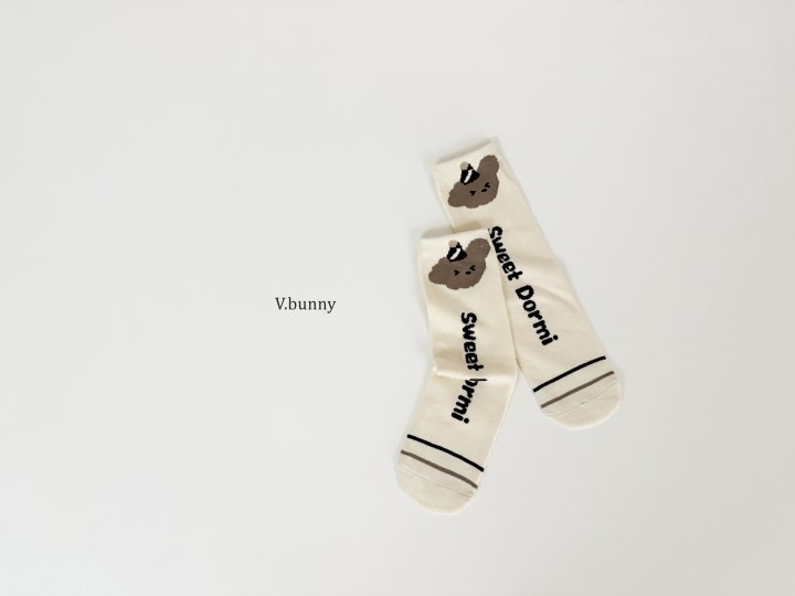 V Bunny - Korean Children Fashion - #childofig - Dormi Socks Set - 7