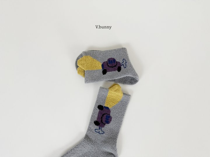 V Bunny - Korean Children Fashion - #childofig - High Beam Socks Set - 6