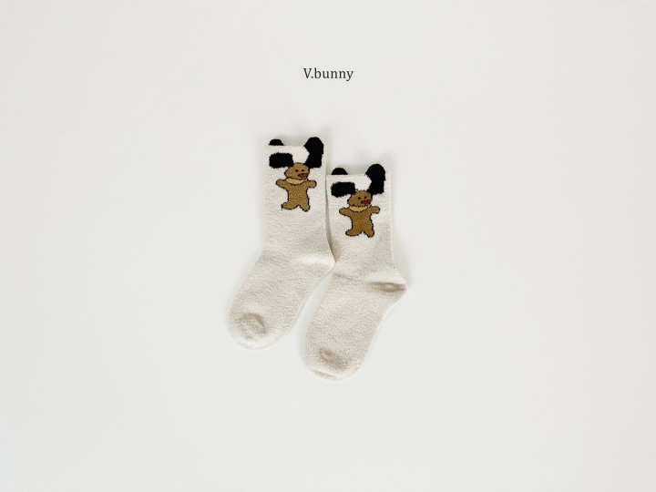 V Bunny - Korean Children Fashion - #childofig - Fody Socks Set - 5