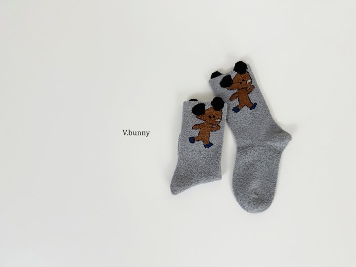 V Bunny - Korean Children Fashion - #childofig - Fody Socks Set - 6