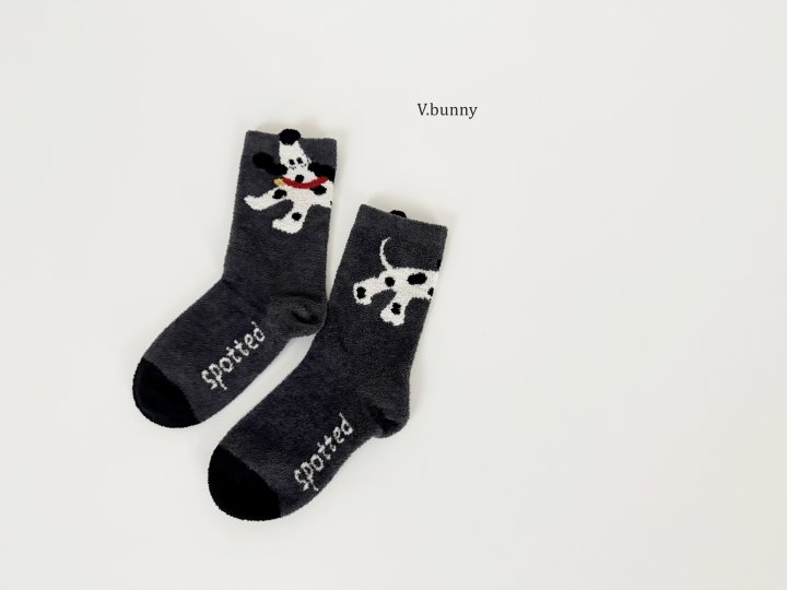 V Bunny - Korean Children Fashion - #childofig - Coach Socks Set - 4