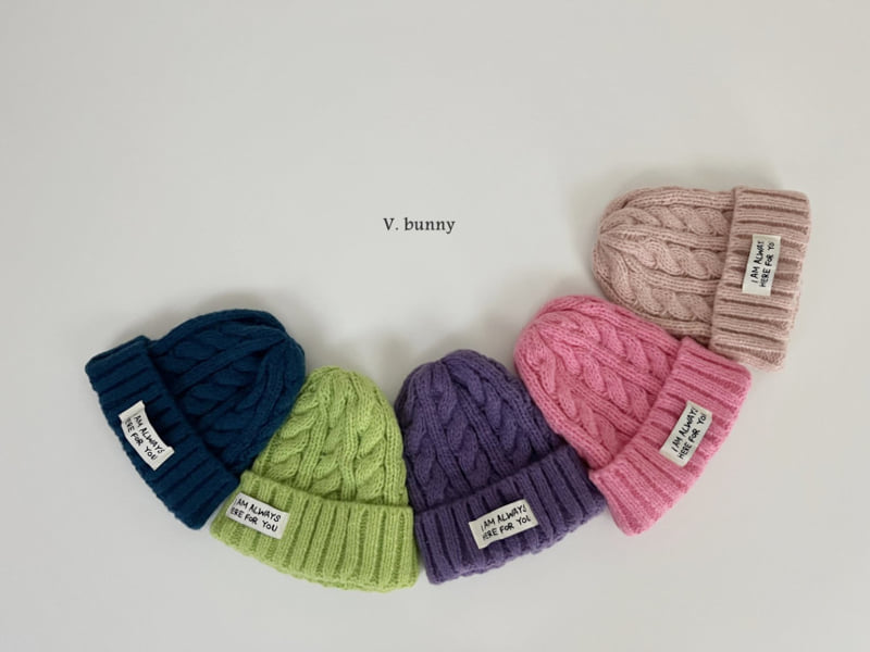 V Bunny - Korean Children Fashion - #childofig - Cable Knit Beanie - 9