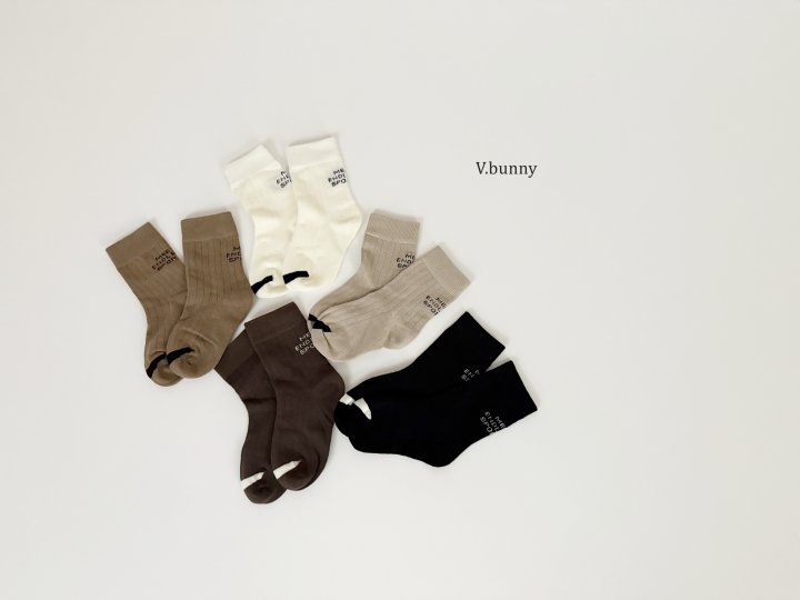V Bunny - Korean Children Fashion - #childofig - Meat Socks Set - 10