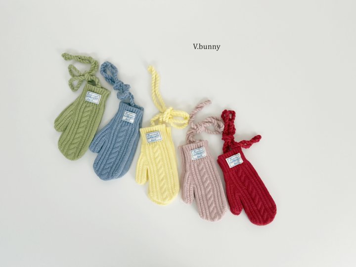 V Bunny - Korean Children Fashion - #childofig - Rope Mittens - 10