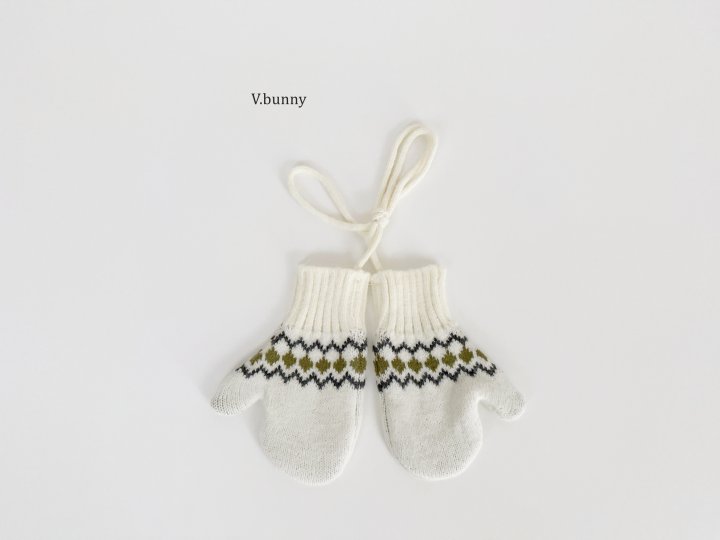 V Bunny - Korean Children Fashion - #childofig - Stripe Pattern Gloves - 7