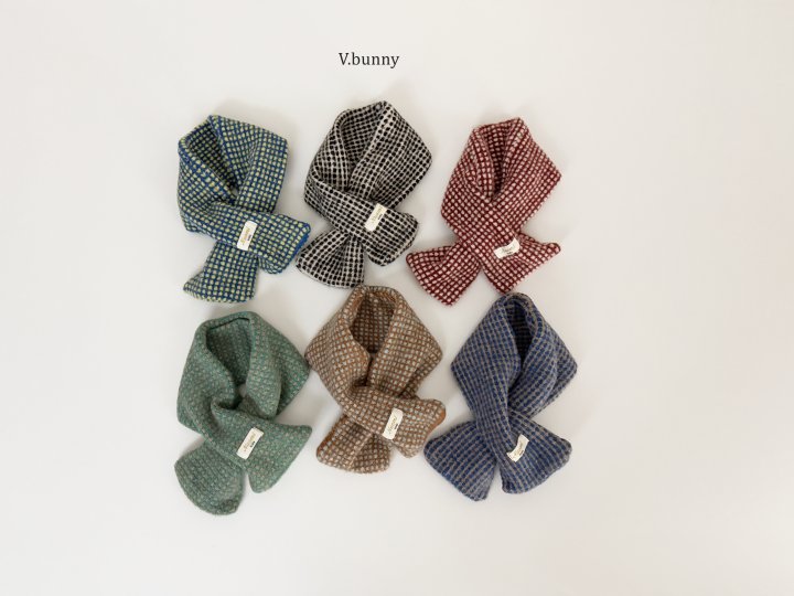 V Bunny - Korean Children Fashion - #childofig - Tile Muffler - 3