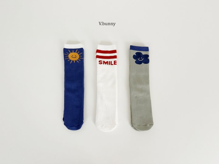 V Bunny - Korean Children Fashion - #childofig - Sun Socks Set