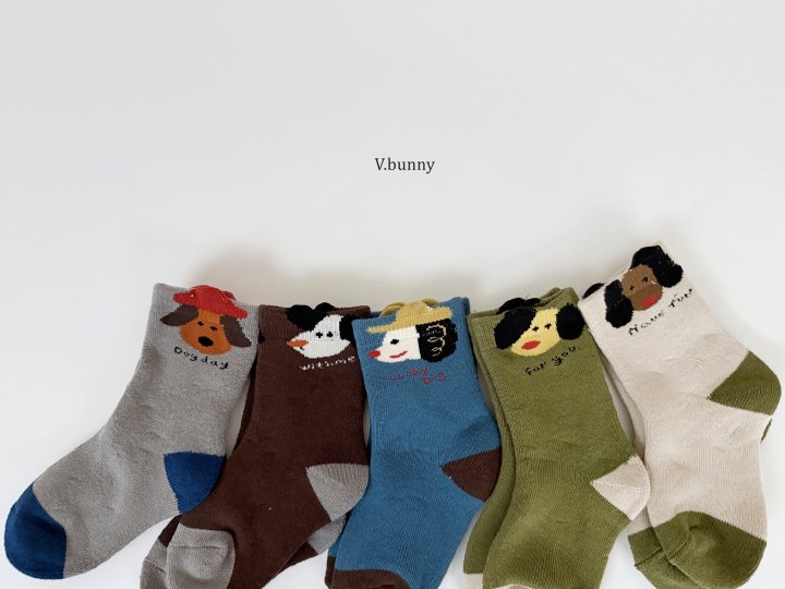 V Bunny - Korean Children Fashion - #childofig - Opus Socks Set - 4
