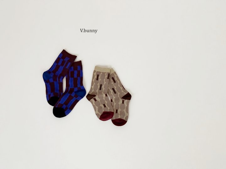 V Bunny - Korean Children Fashion - #childrensboutique - Mirror Ball Socks Set - 9