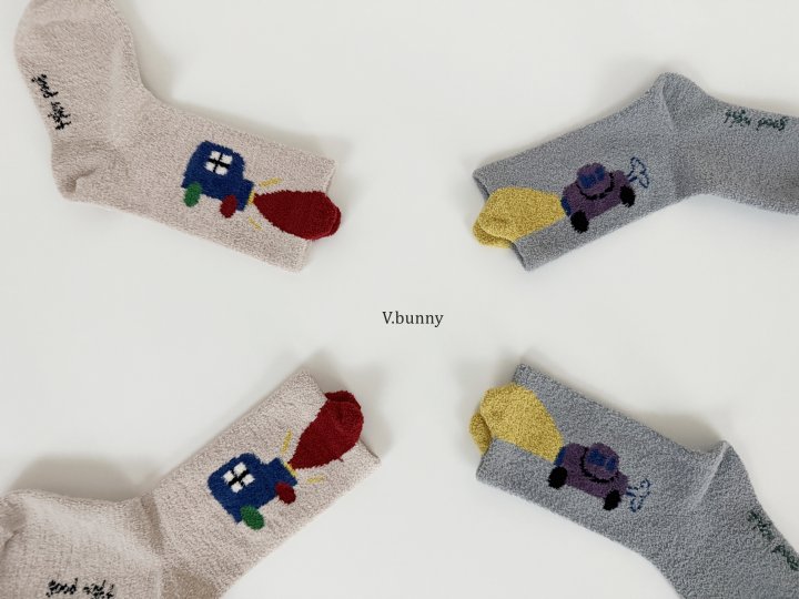 V Bunny - Korean Children Fashion - #childrensboutique - High Beam Socks Set - 8