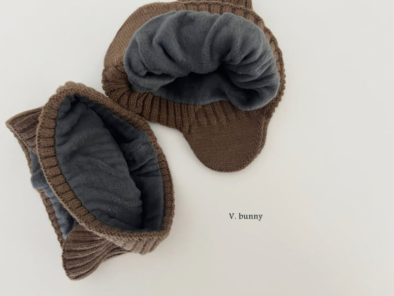 V Bunny - Korean Children Fashion - #childrensboutique - Warmer Beanie Set - 11