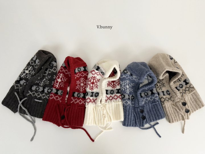 V Bunny - Korean Children Fashion - #childrensboutique - Snowflake Beret - 3