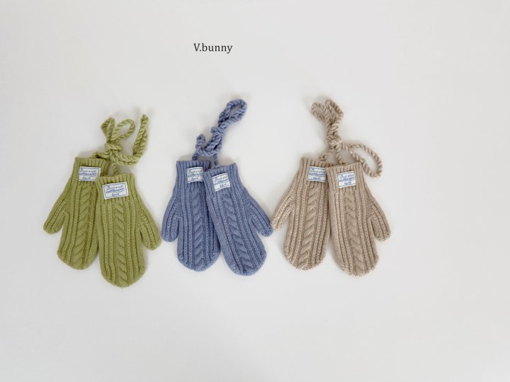 V Bunny - Korean Children Fashion - #childrensboutique - Rope Mittens - 12