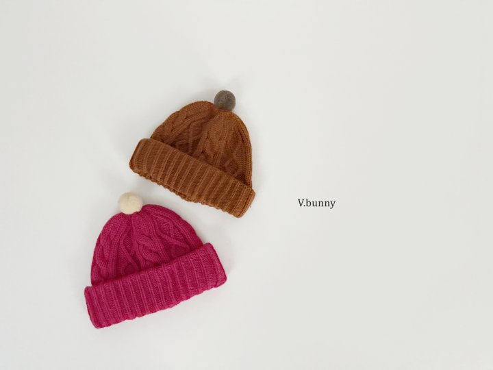 V Bunny - Korean Children Fashion - #childrensboutique - Pom Pom Beanie - 7