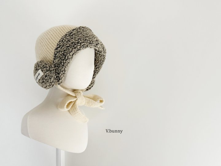 V Bunny - Korean Children Fashion - #childrensboutique - Knit Fleece Hat - 11