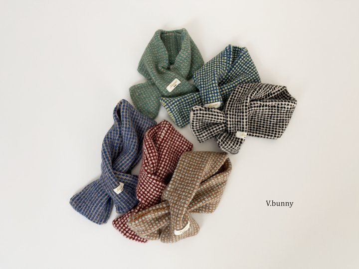 V Bunny - Korean Children Fashion - #childofig - Tile Muffler - 4